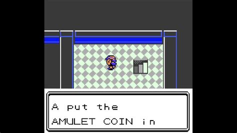 Pokemon crystal amulet coin
